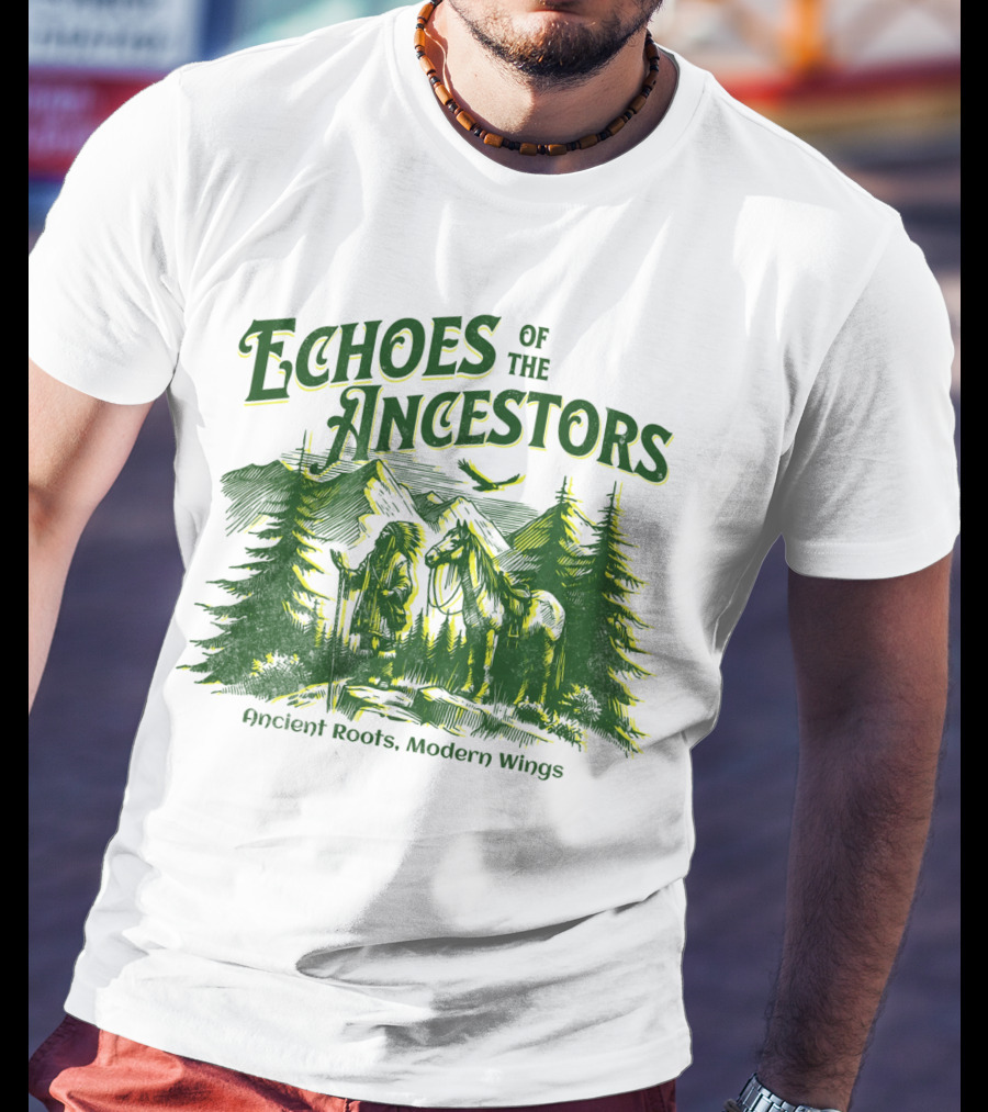 Echoes Of The Ancestors Ancient Roots Modern Wings T-Shirt