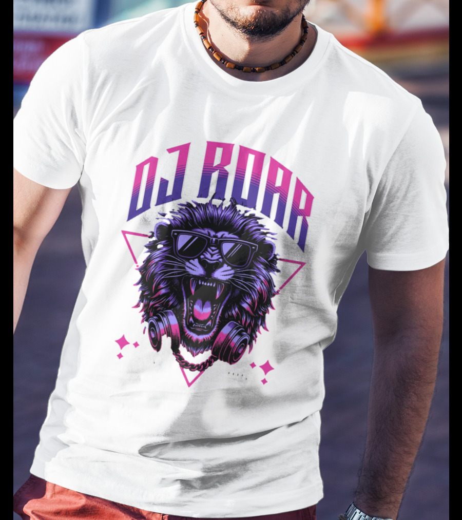 DJ Roar Lion Head HTTL Apparal T-Shirt