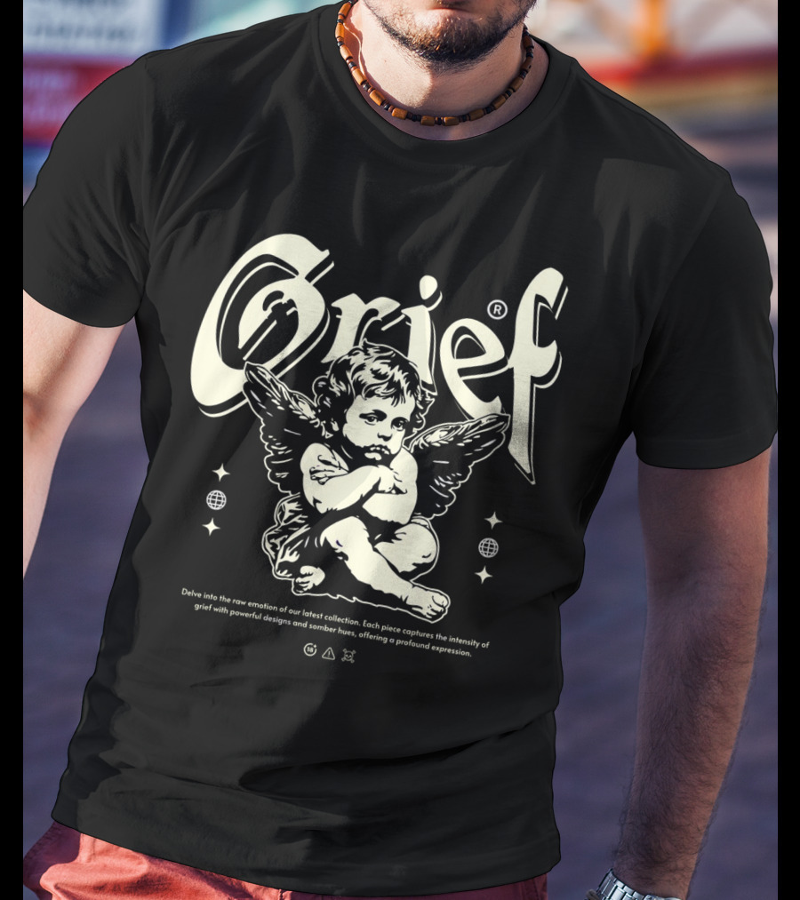 Grief Cupid Streetwear Angelic Expression Collection T-Shirt