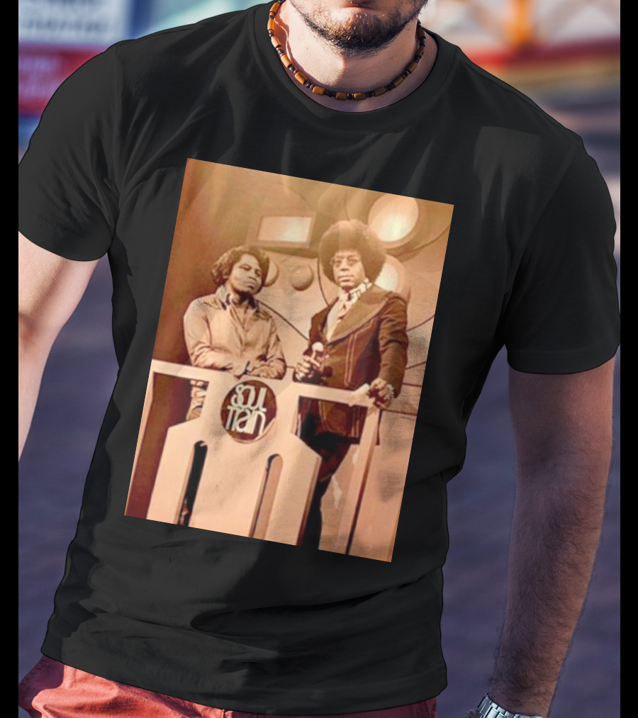 James Brown And Don Cornelius Soul Train Iconic Music Legends T-Shirt