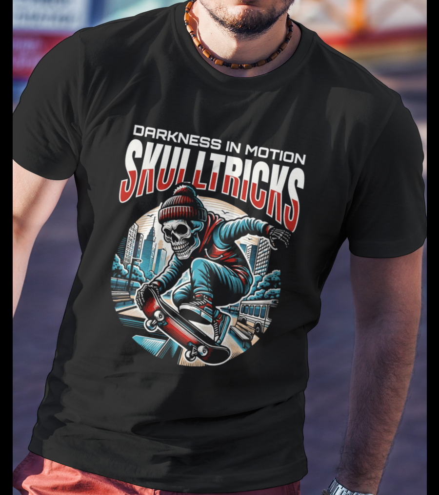 DARKNESS IN MOTION SKULLTRICKS T-Shirt