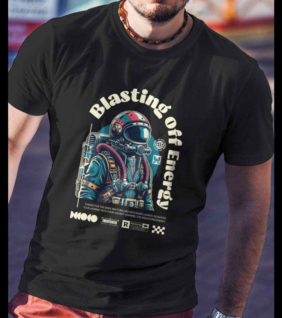 Blasting Off Energy Forged For The Skies Thrilling Launch High-Flying Journey T-Shirt