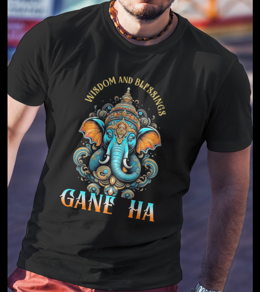 Wisdom And Blessings Ganesha T-Shirt
