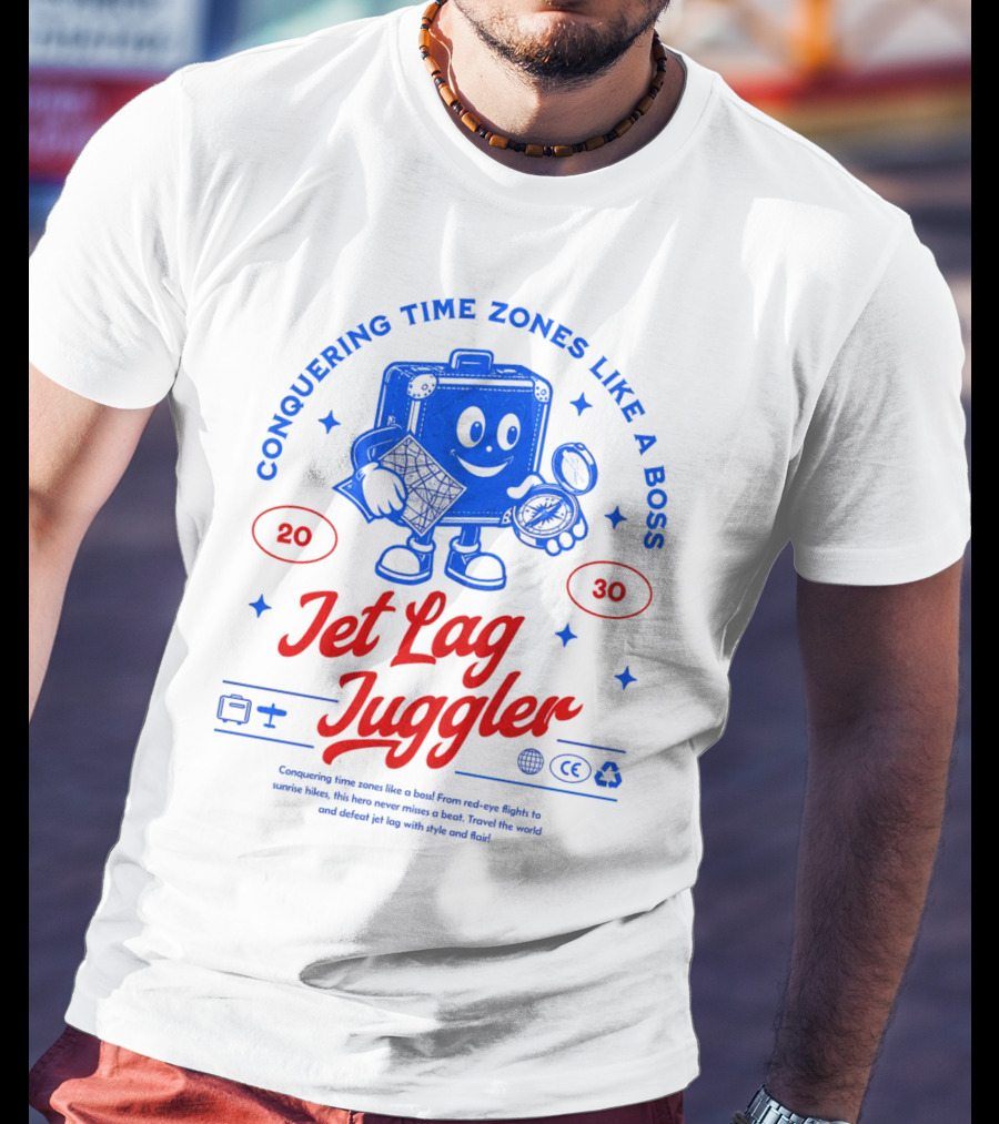 Jet Lag Juggler Conquering Time Zones Like A Boss T-Shirt