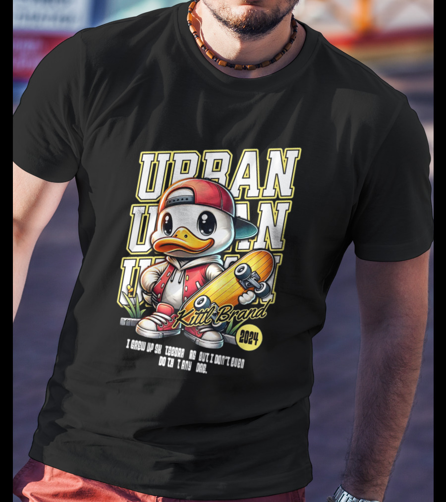 Urban Duck Skateboarding Kittl Brand T-Shirt