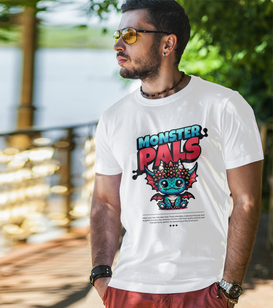 MONSTER PALS Adorable Creatures With Quirky Charm And Friendly Faces T-Shirt