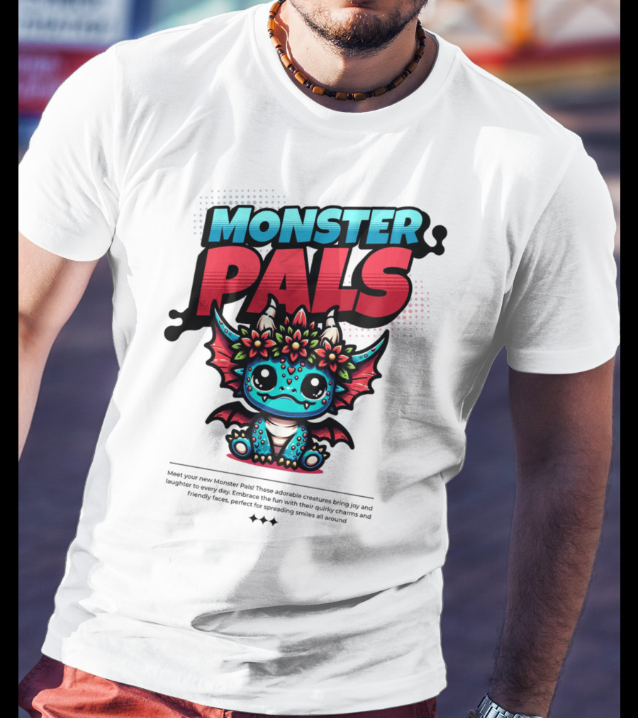 MONSTER PALS Adorable Creatures With Quirky Charm And Friendly Faces T-Shirt