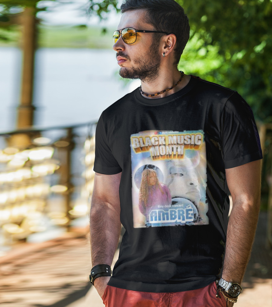 Black Music Month NPR Tiny Desk Concert Ambre Celebrates T-Shirt