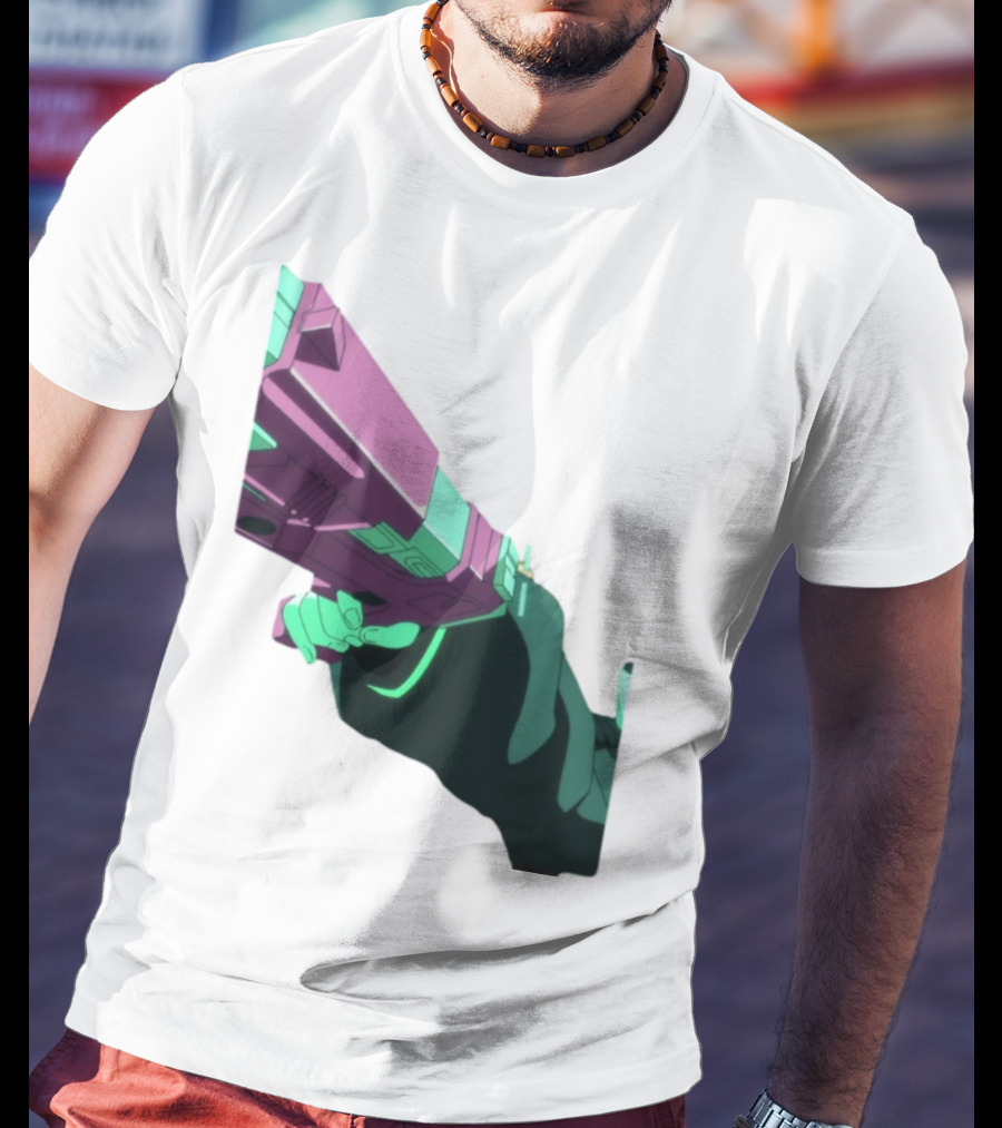 Rebecca Cyberpunk Edgerunners Aesthetic Gun T-Shirt