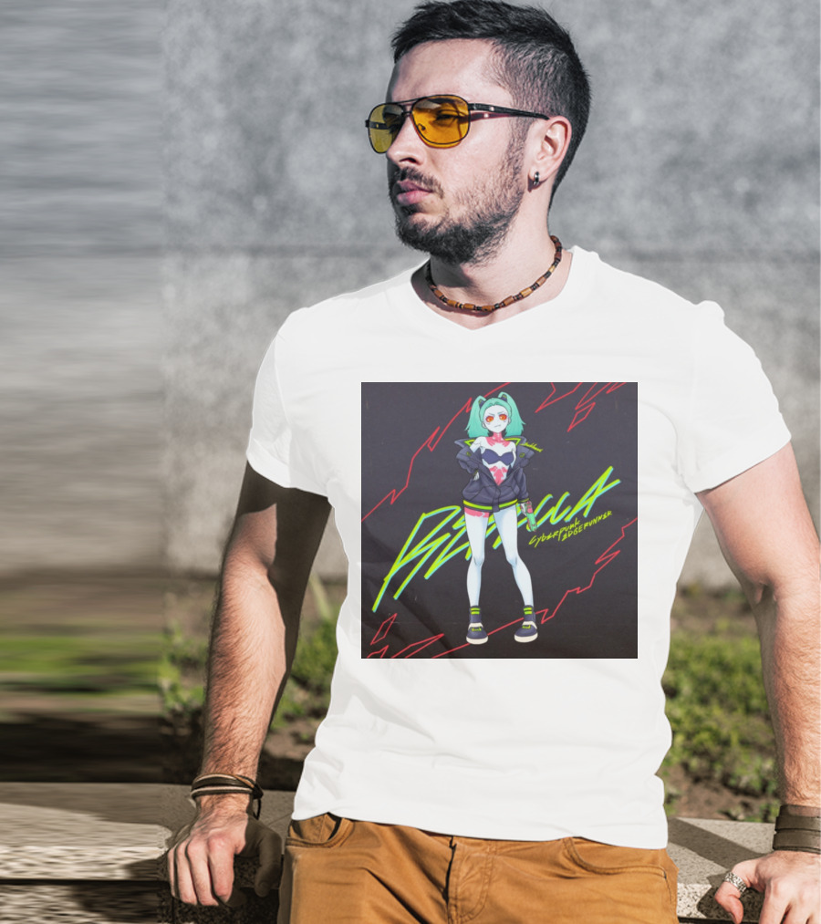 Rebecca Cyberpunk Edgerunners Neon T-Shirt