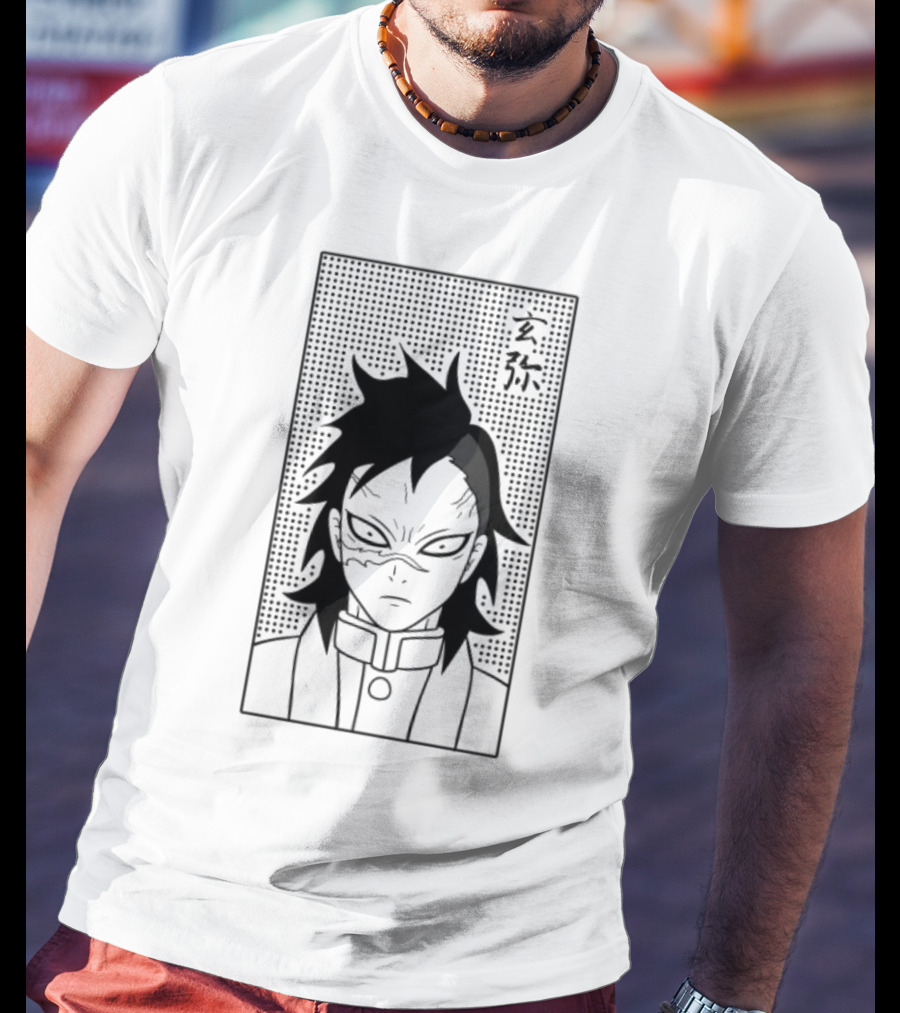 Genya Shinazugawa Manga Style Character T-Shirt