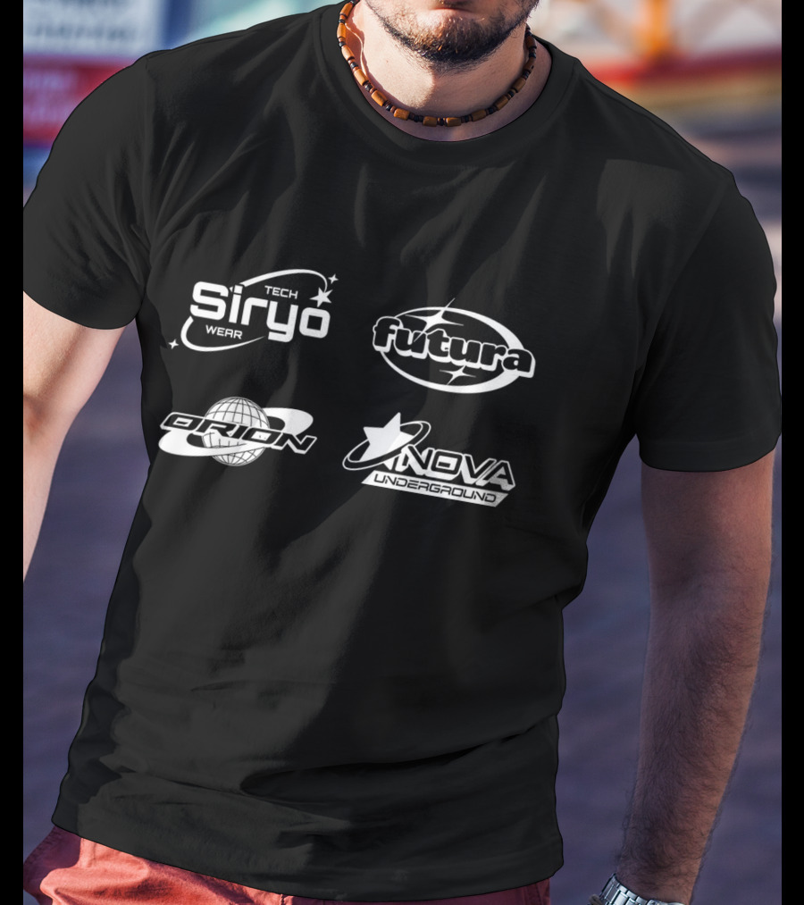 Streetwear Logo Sheet Set 1 Log Siryo Tech Wear Futura Orion Nova Underground T-Shirt