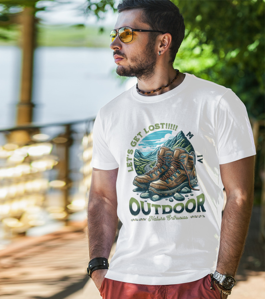 LET'S GET LOST OUTDOOR NATURE ENTHUSIAST T-Shirt