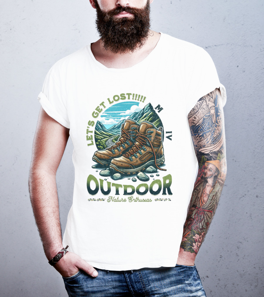 LET'S GET LOST OUTDOOR NATURE ENTHUSIAST T-Shirt
