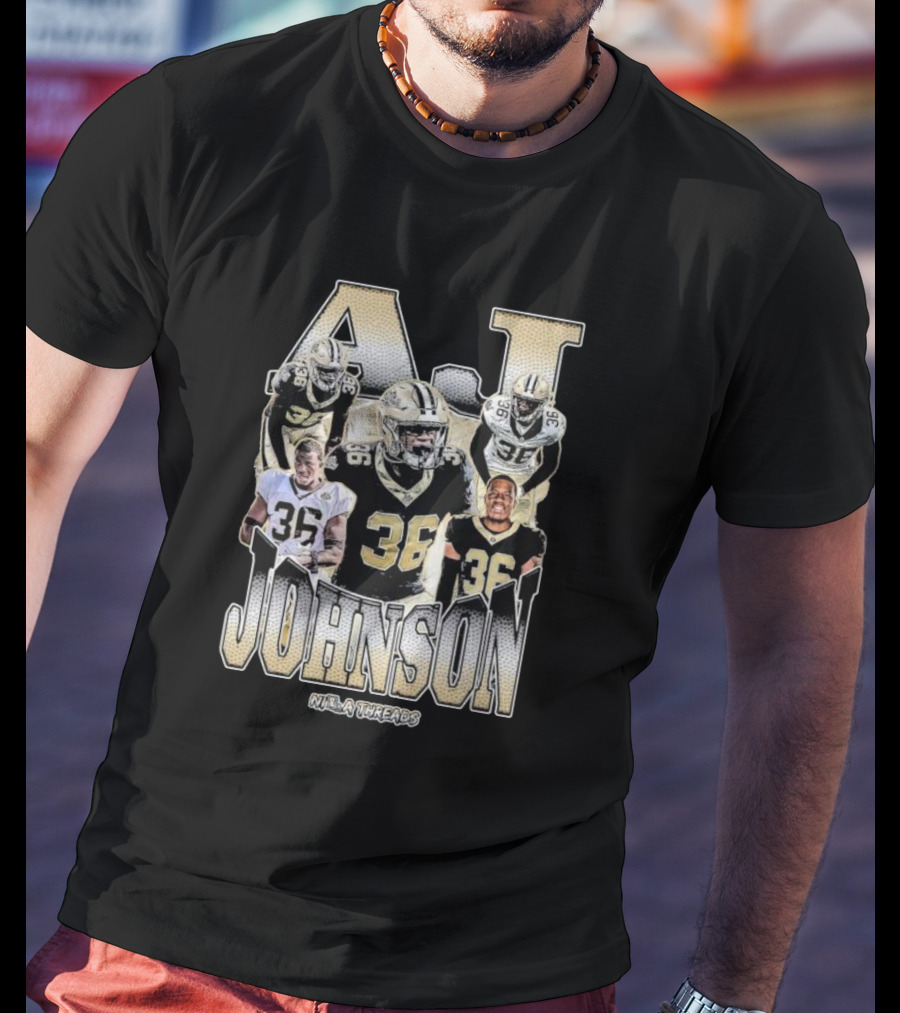 A.J. Johnson 36 NFL Threads T-Shirt