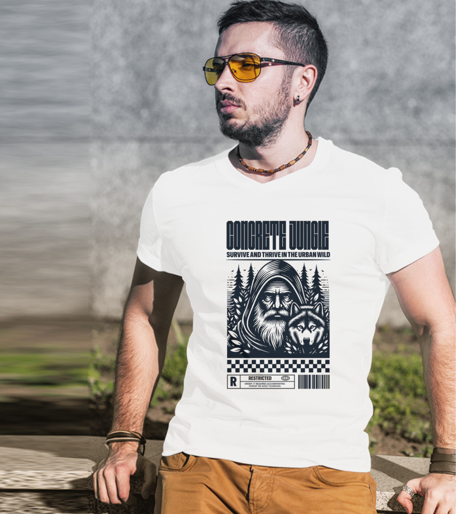 Concrete Jungle Survive And Thrive In The Urban Wild T-Shirt