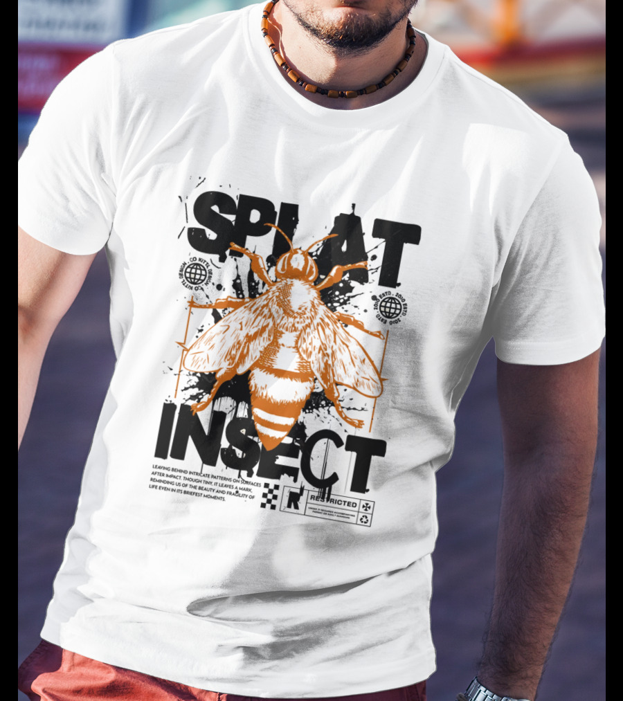 Splat Insect Restricted Warning T-Shirt