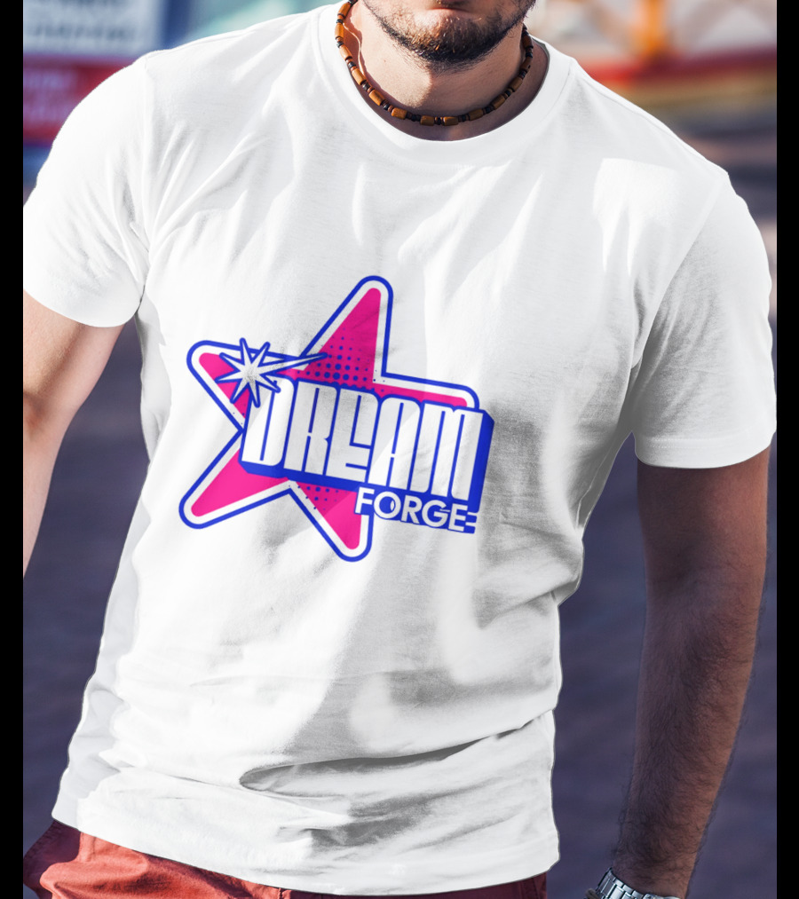 Dream Forge Star Bright Neon Retro T-Shirt