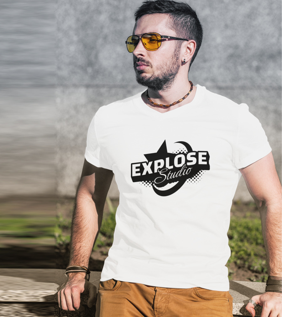EXPL0SE Studio Starburst Halftone T-Shirt