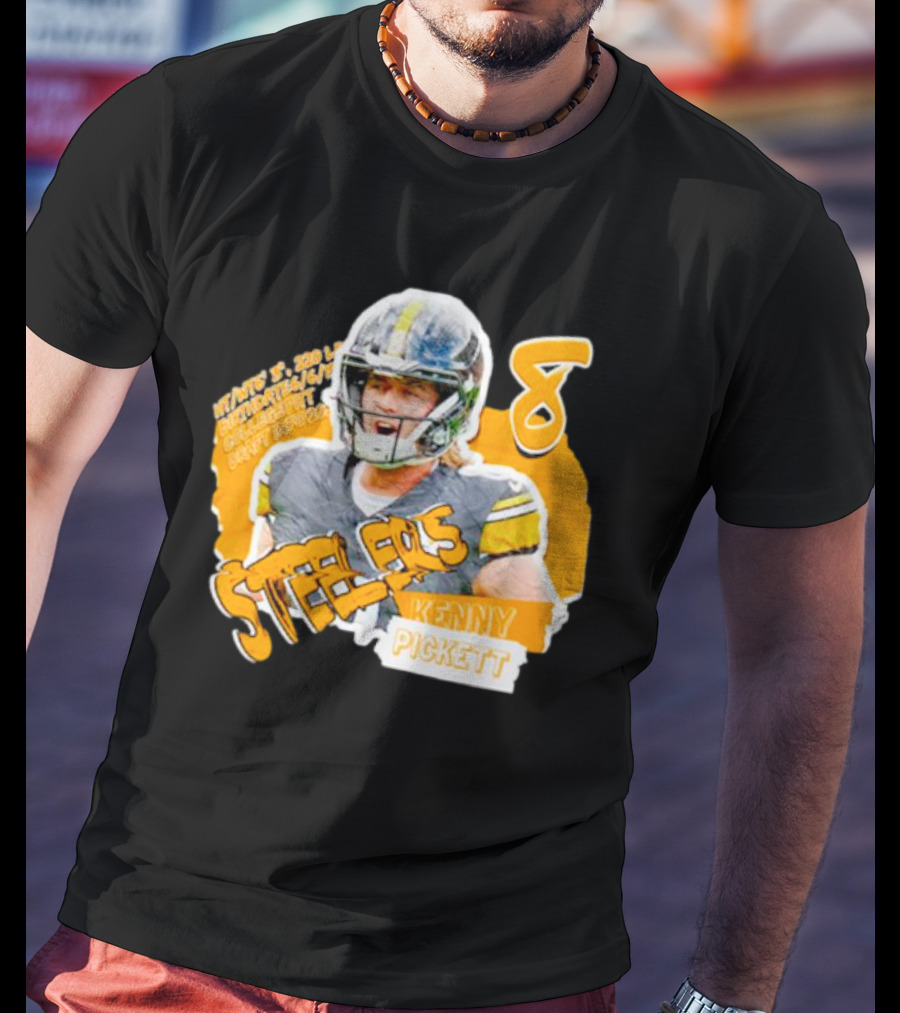 Kenny Pickett Steelers Football Number 8 T-Shirt
