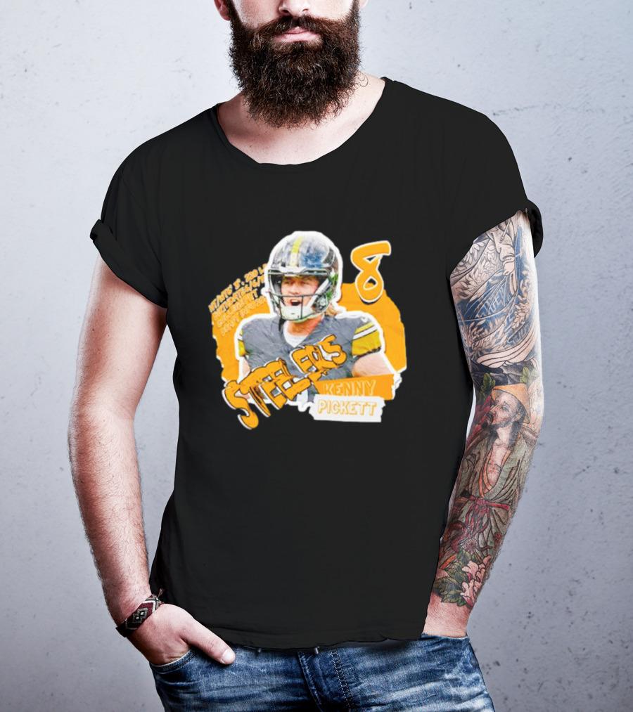 Kenny Pickett Steelers Football Number 8 T-Shirt