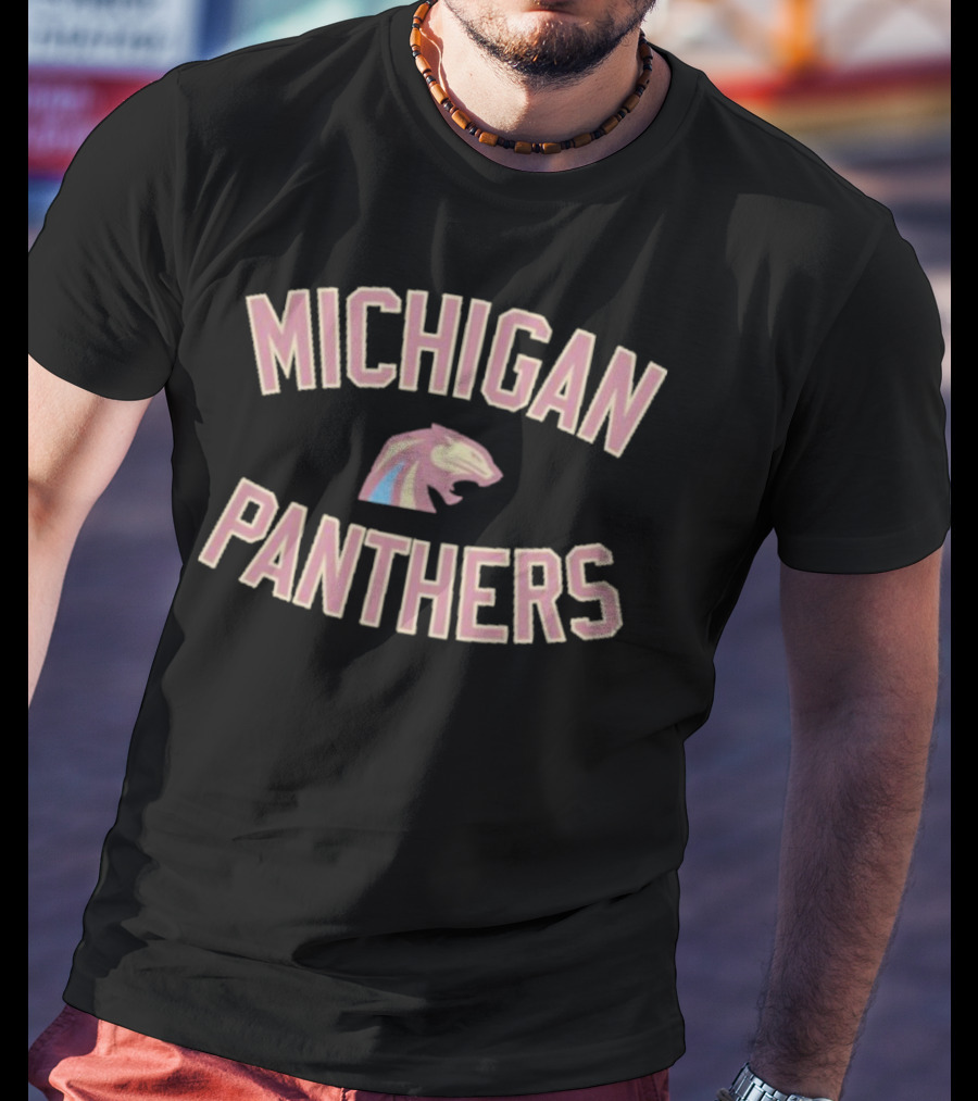 Michigan Panthers USFL Football Team T-Shirt