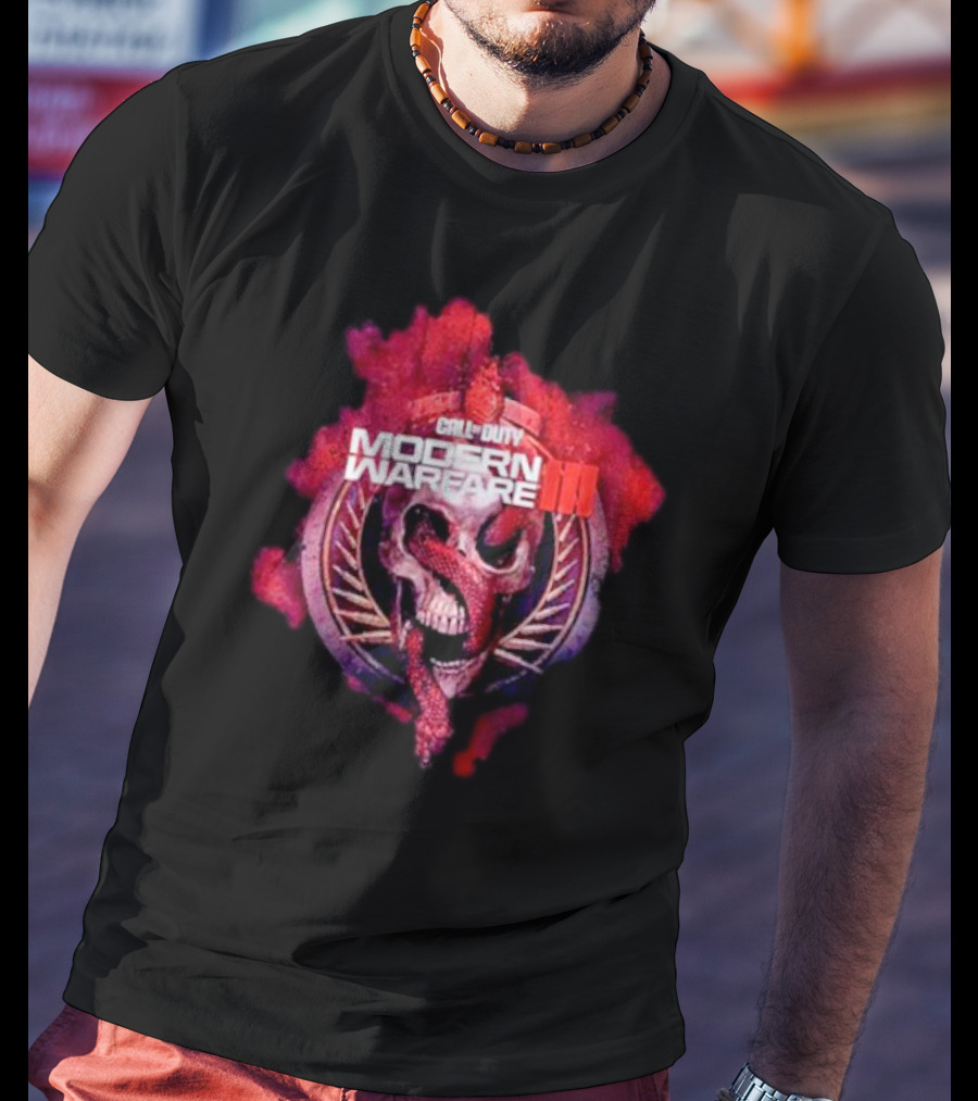 Call Of Duty Modern Warfare III Skull And Snake Emblem T-Shirt
