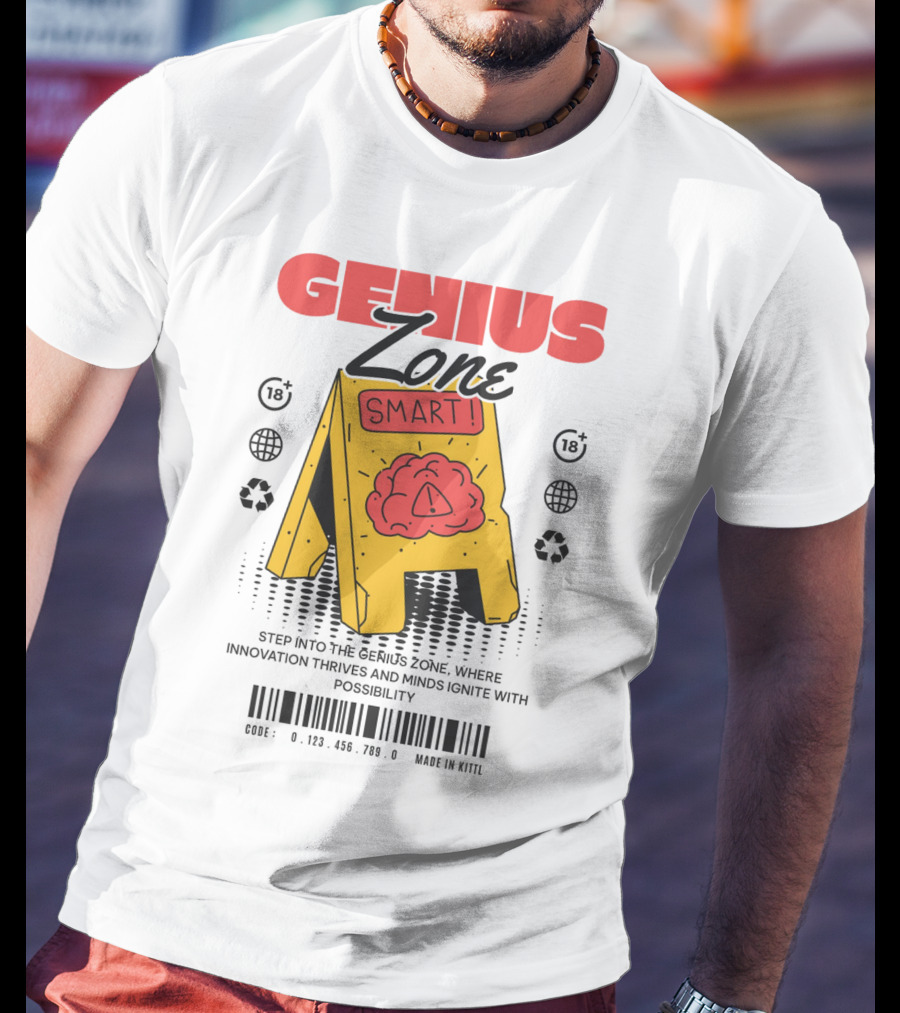 GENIUS ZONE SMART BRAIN SIGN T-Shirt
