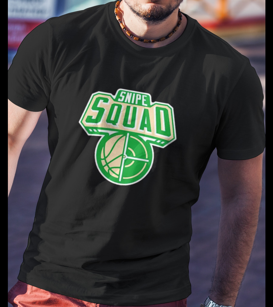 Milwaukee Bucks Snipe Squad Basketball Target Green T-Shirt