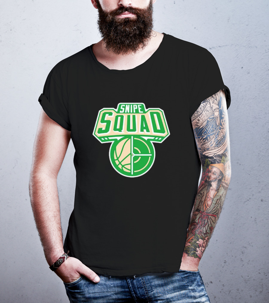 Milwaukee Bucks Snipe Squad Basketball Target Green T-Shirt