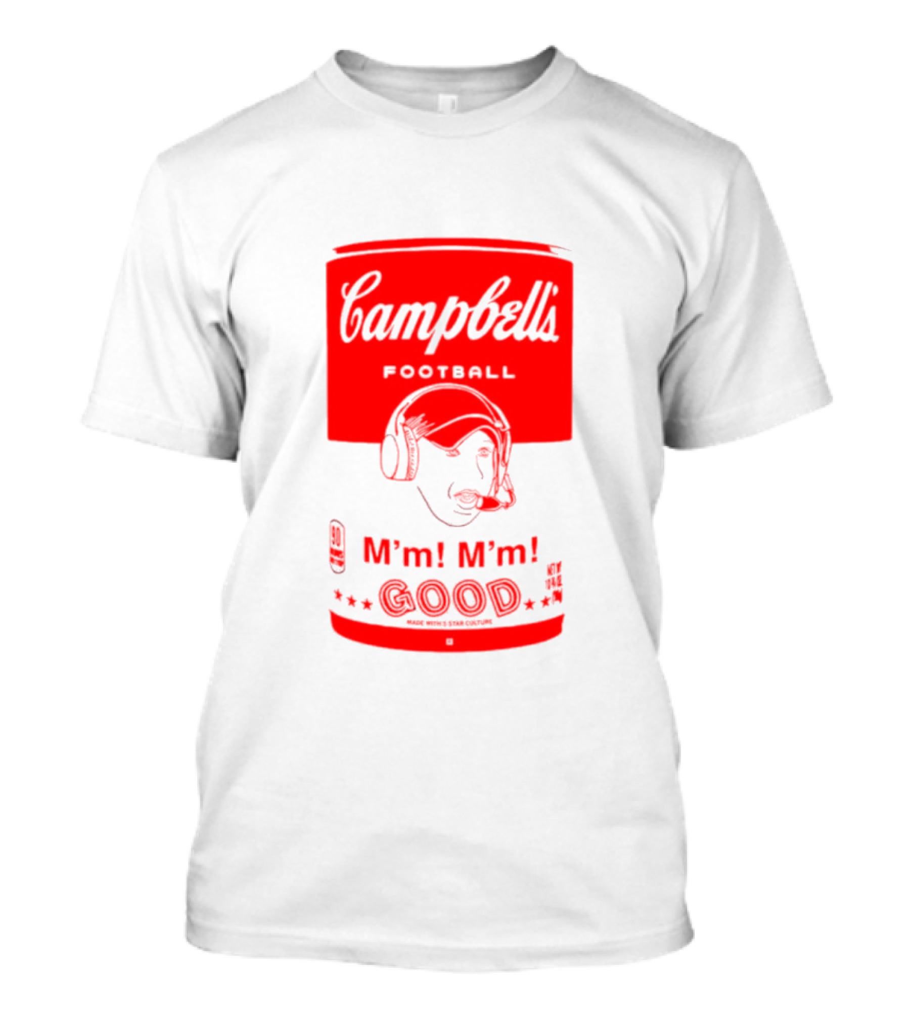 Campbell’s Football M’m M’m Good Soup Headset Coach T-Shirt