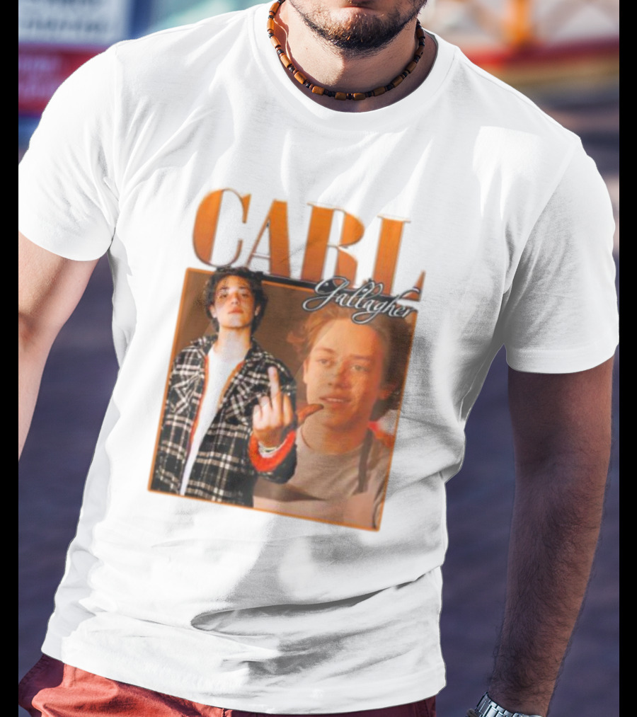 Carl Gallagher 90s Inspired Grunge Aesthetic With Attitude T-Shirt