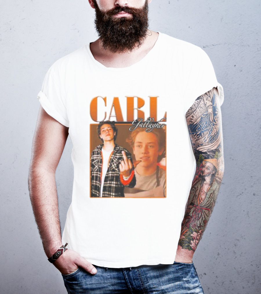 Carl Gallagher 90s Inspired Grunge Aesthetic With Attitude T-Shirt