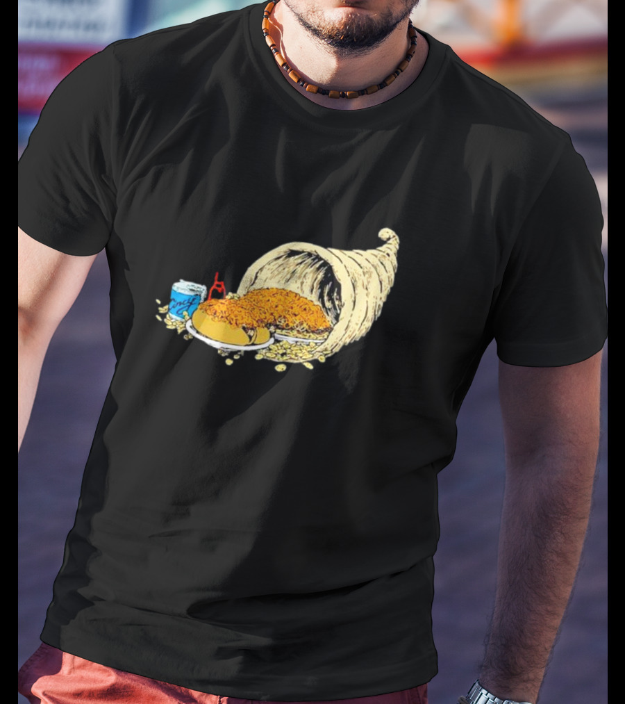 Cincy Copia Cincinnati Skyline Con Coney Cornucopia T-Shirt