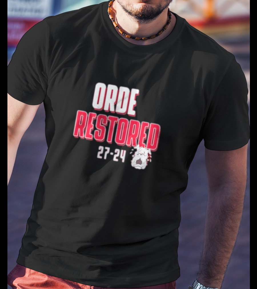 Order Restored 27-24 Alabama Crimson Tide T-Shirt