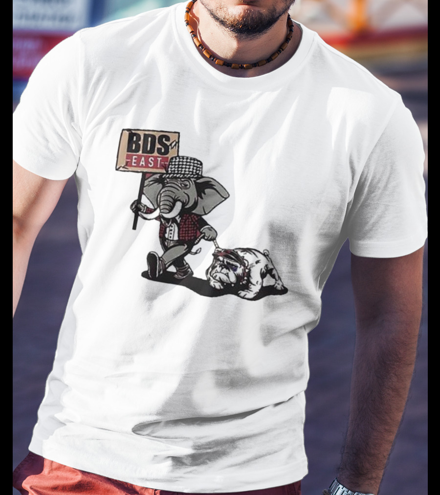 ALABAMA BDS East Elephant With Bulldog T-Shirt