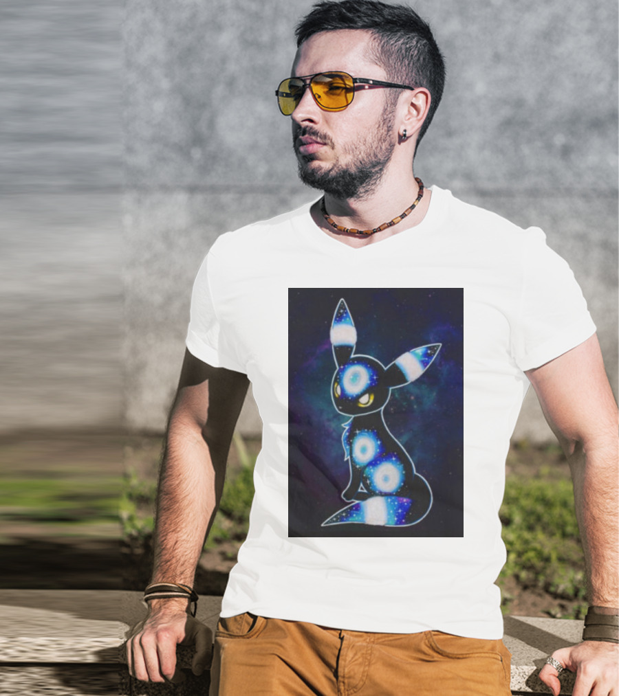 Umbreon Galaxy Cosmic Pokemon T-Shirt