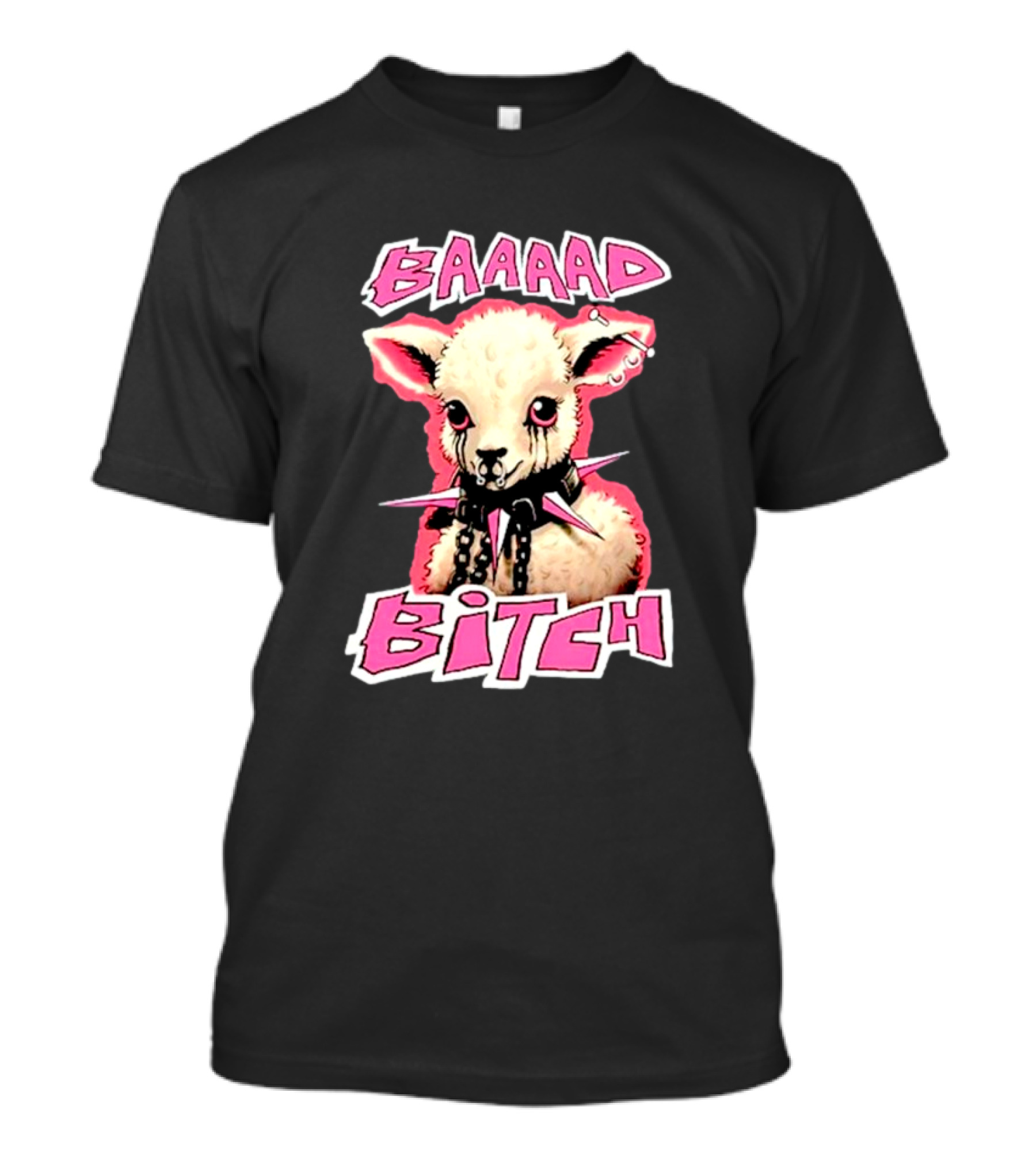 BAAAAD Bitch Sheep With Punk Rock T-Shirt