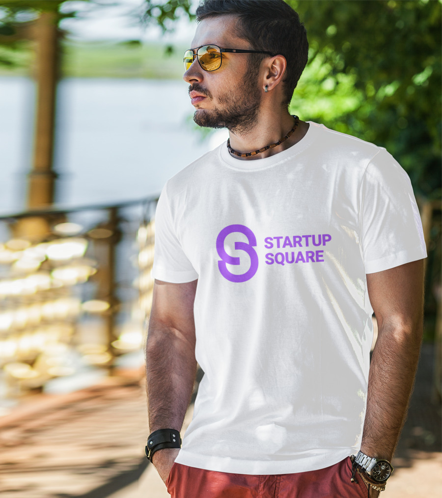 Startup Square Purple S T-Shirt