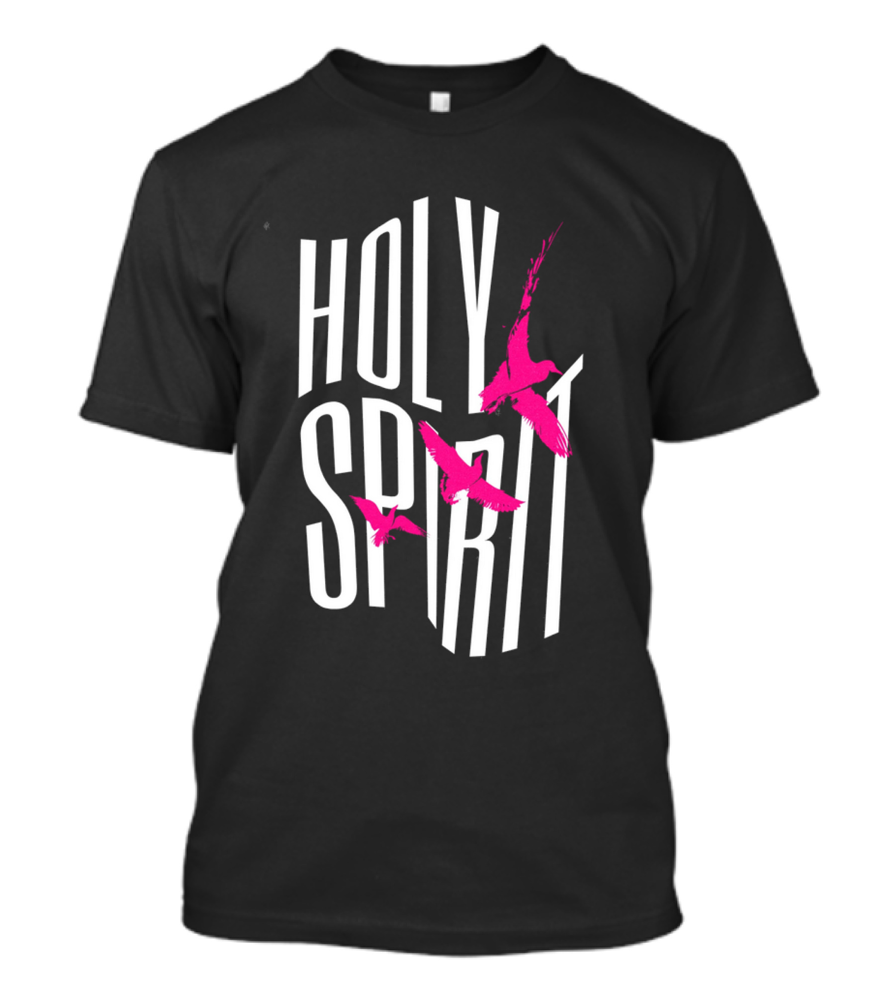 Holy Spirit Pink Birds Streetwear T-Shirt
