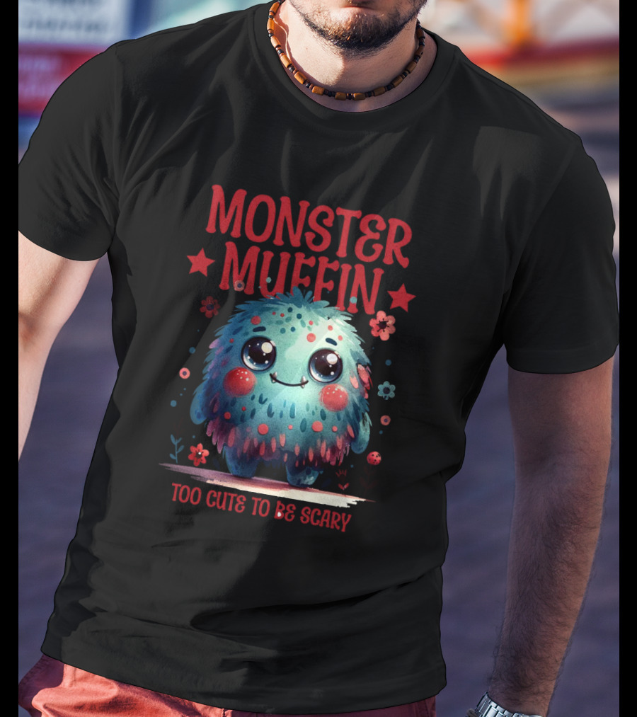 Monster Muffin Too Cute To Be Scary T-Shirt