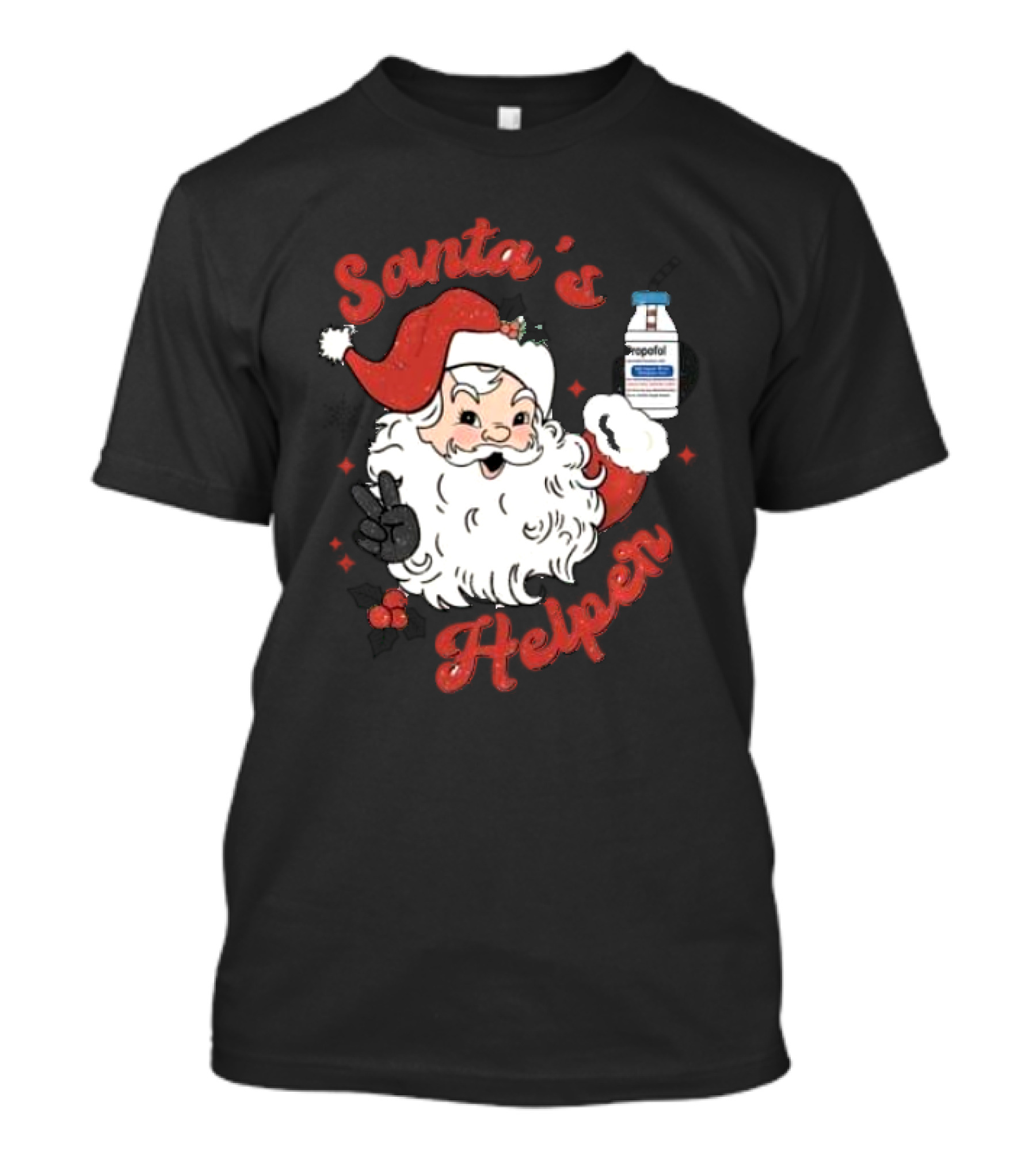 Santa's Helper Christmas Propofol T-Shirt
