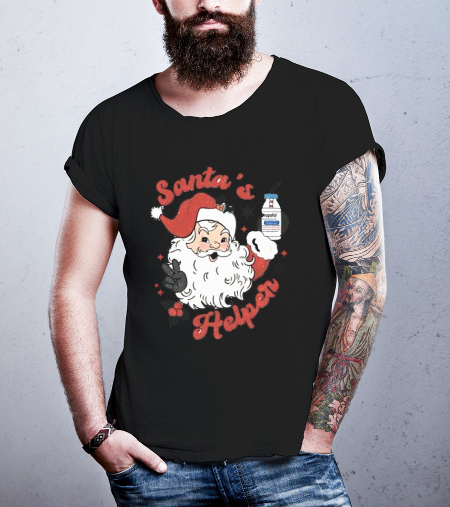 Santa's Helper Christmas Propofol T-Shirt