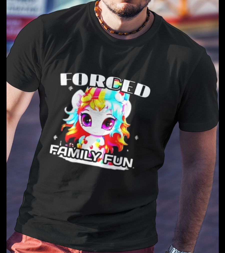 FORCED Family Fun Unicorn Christmas T-Shirt