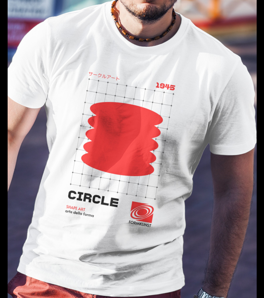 Circle Shape Art 1945 サークルアート Formkunst Arte Della Forma T-Shirt