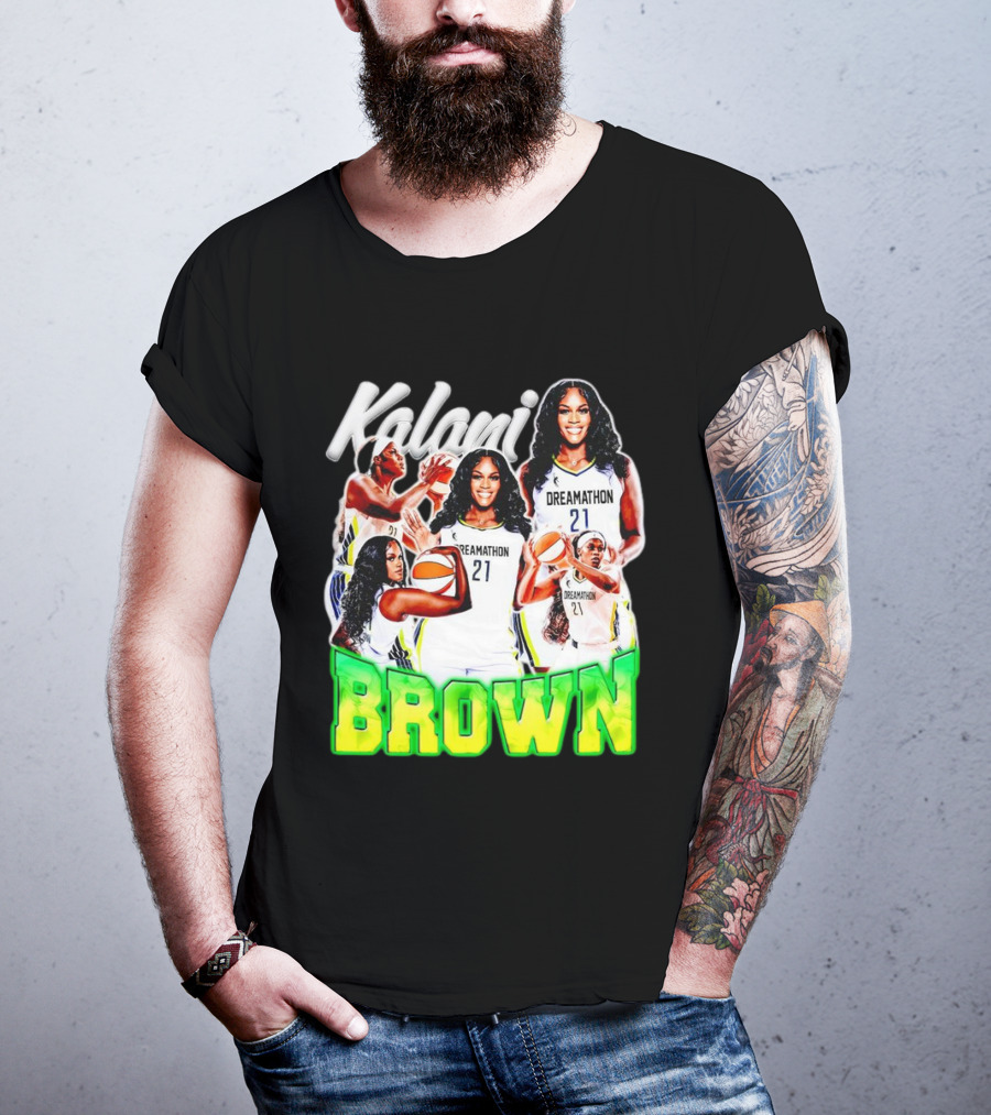 Kalani Brown Dreamathon 21 Basketball Legends T-Shirt