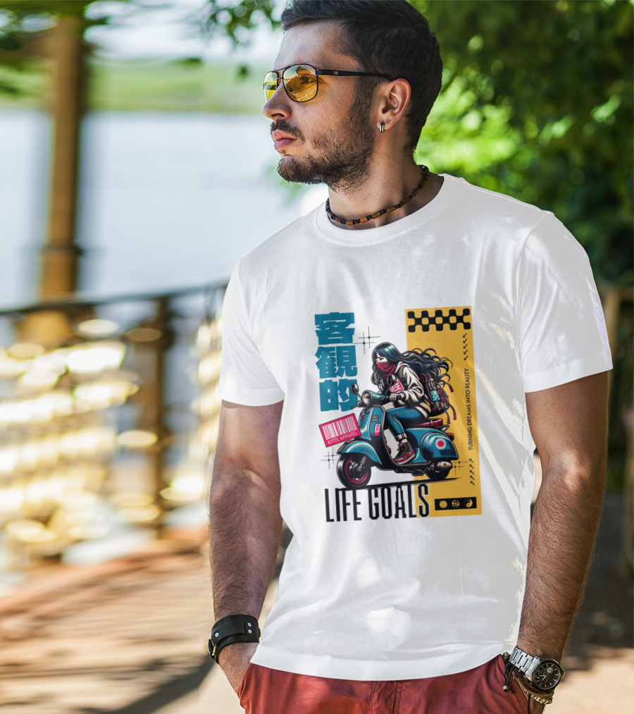 LIFE GOALS LITTLE APPAREL TURNING DREAMS INTO REALITY T-Shirt