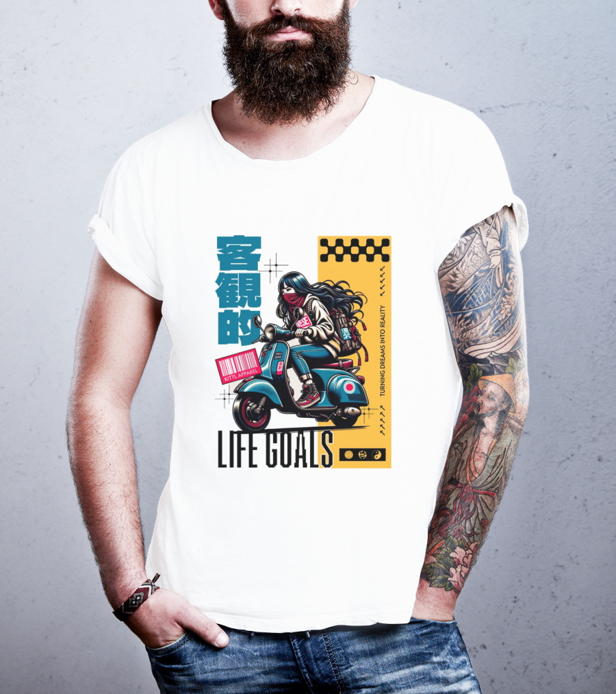 LIFE GOALS LITTLE APPAREL TURNING DREAMS INTO REALITY T-Shirt