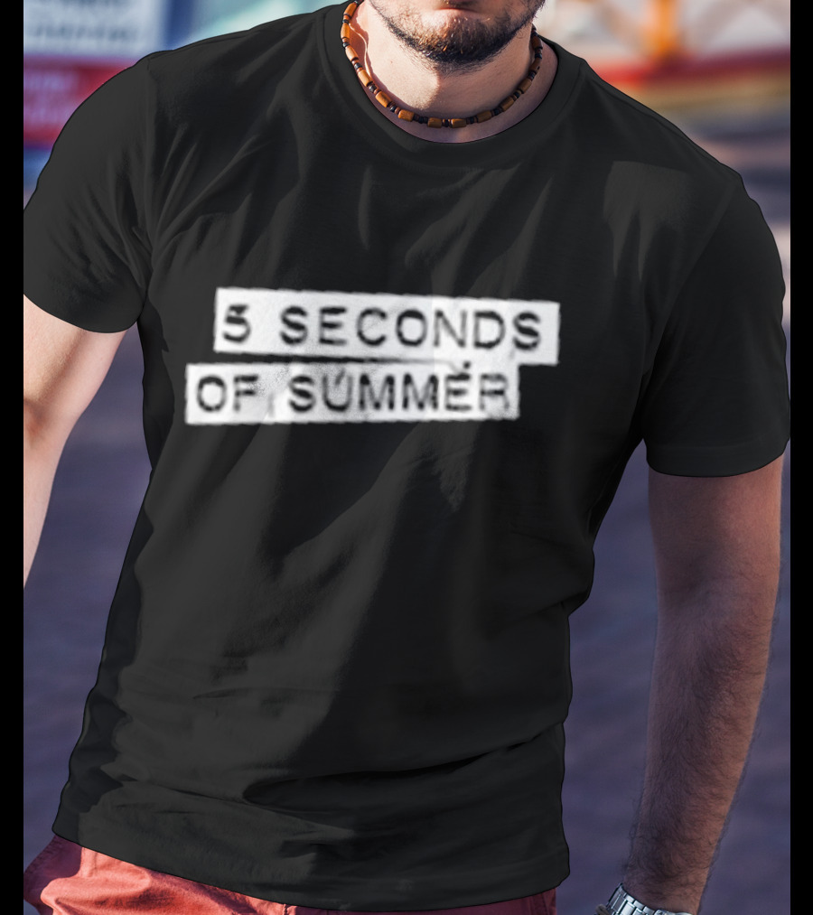 5 Seconds Of Summer 5SOS Self-Titled Album Cover T-Shirt
