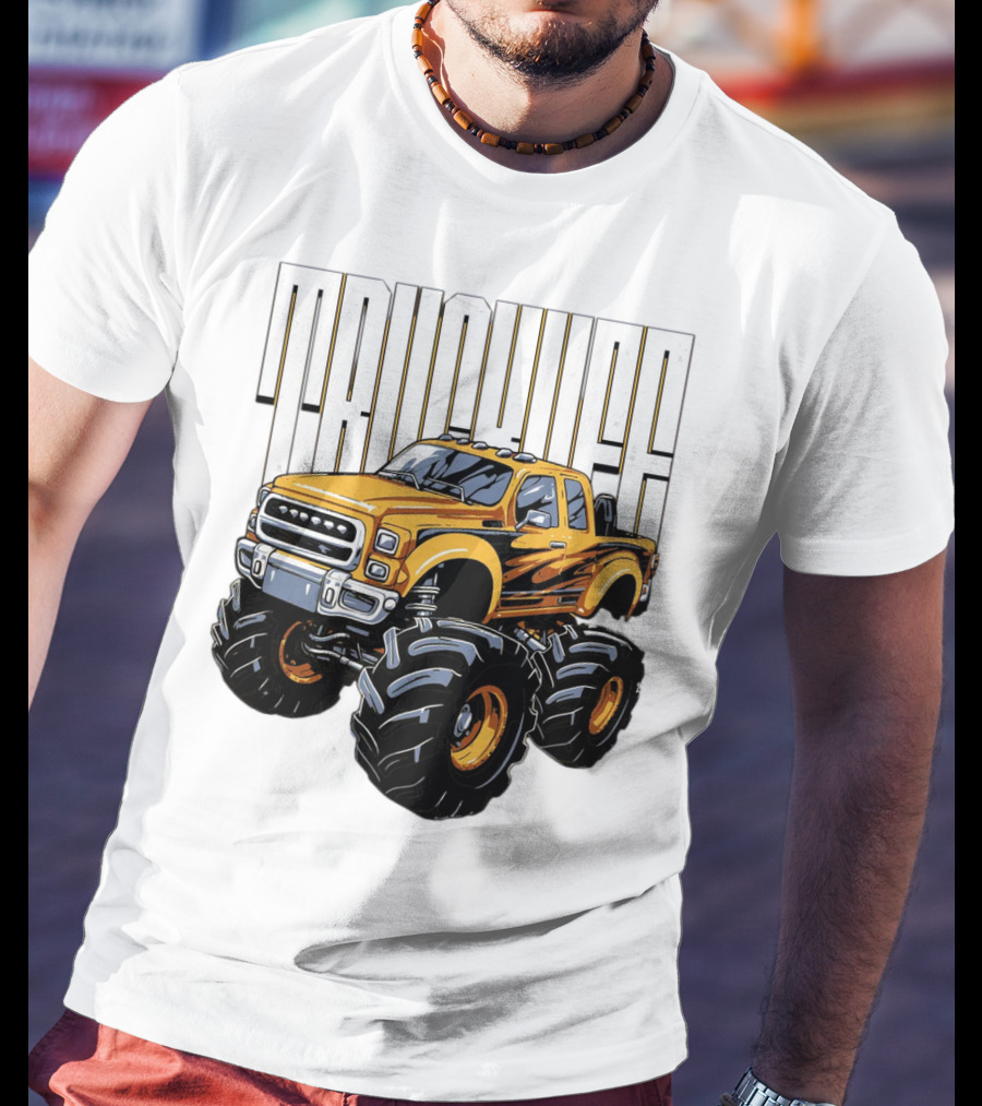 Trucklife Adventure Never Slowing Down Monster Truck T-Shirt